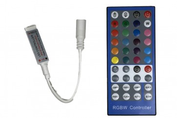 RF RGBW kontroller med fjärrkontoll, ansikt