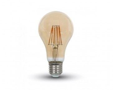 LED Retro lampa E27, 8W, 720 Lumen, filament, A67