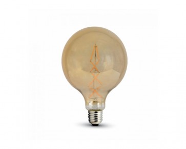 Exklusiv LED Retro lampa E27,8W, 800 Lumen, filament, G125
