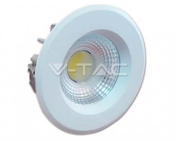 VTAC 10W LED COB Downlight, 220V, vit 4500K, 730 lumen, IP20