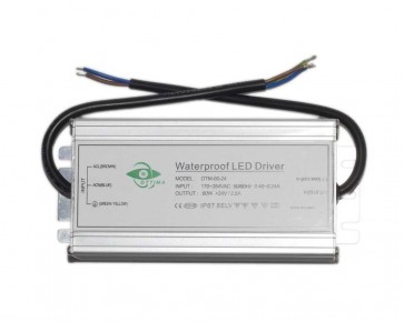 LED DC transformator, 24V, 60W, 2.5A, utomhus