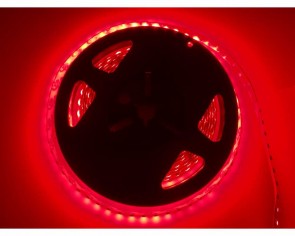 5m LED slinga, 9.6W/m, röd, IP20, 120xLED/m