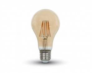 LED Retro lampa E27, 8W, 720 Lumen, filament, A67