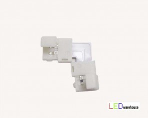 L formad adapter för 8mm enkelfärgad slinga, clip & click