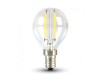 LED Retro lampa E14, 2W, 180 Lumen, filament, P45