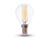 LED Retro lampa E14, 4W, 400 Lumen, filament, P45