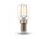 LED Retro lampa E14, 2W, 180 Lumen, filament, ST26